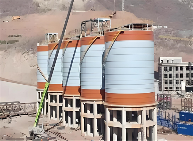 岳池高架钢板仓