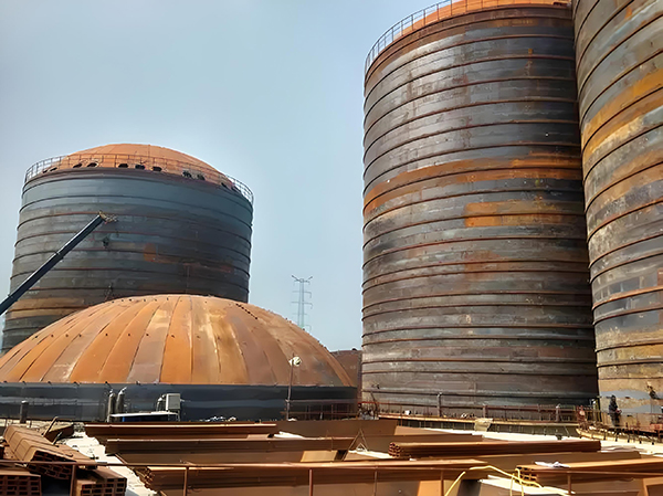 岳池焦粉钢板仓